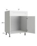 Harbor White 27" Vanity Sink Base Cabinet