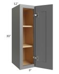 Stratton Dark Grey Shaker 9x30 Wall Cabinet