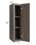 Natural Grey Shaker 09x36 Wall Cabinet