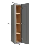 Stratton Dark Grey Shaker 9x42 Wall Cabinet