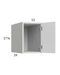 Euro Gloss White 12x17-5/8x24 Wall Cabinet