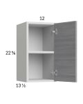 Euro Grey 12x22-5/8 Wall Cabinet