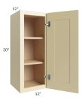 Phoenix Cream Glaze 12x30 Wall Cabinet