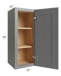 Stratton Dark Grey Shaker 12x30 Wall Cabinet