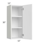Venetian White Matte 12x30 Wall Cabinet
