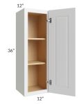 Brighton White Shaker 12x36 Wall Cabinet