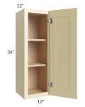 Phoenix Cream Glaze 12x36 Wall Cabinet