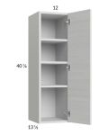 Euro White Grain 12x40-1/4 Wall Cabinet