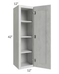 Heather Grey Shaker 12x42 Wall Cabinet
