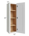Vail White Shaker 12x42 Wall Cabinet