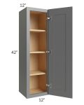 Stratton Dark Grey Shaker 12x42 Wall Cabinet 