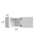 Aspen White Shaker 15x12 Wall Cabinet