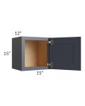 Midtown Indigo Shaker 15x15 Wall Cabinet