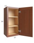Phoenix Caramel Glaze 15x30 Wall Cabinet