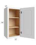 Brighton White Shaker 15x30 Wall Cabinet