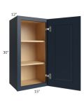 Southport Blue Shaker 15x30 Wall Cabinet