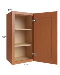 Lexington Cinnamon Glaze 15x30 Wall Cabinet