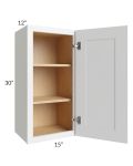Alpine White Shaker 15x30 Wall Cabinet
