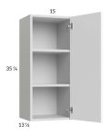 Euro Gloss White 15x35-1/4 Wall Cabinet