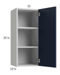 Harbor Navy 15x35-1/4 Wall Cabinet