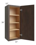 Vienna Kona Brown 15x36 Wall Cabinet