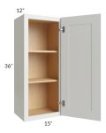 Palisades White 15x36 Wall Cabinet