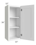 Providence White 15x36 Wall Cabinet