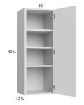 Euro Gloss White 15x40-1/4 Wall Cabinet