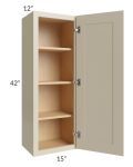Stratton Khaki Shaker 15x42 Wall Cabinet 