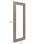 Natural Grey Shaker 15x42 Glass Door Only with Glass Included