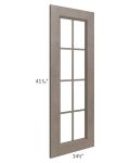 Providence Natural Grey 15x42 Mullion Glass Door Only with Glass Included