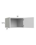 Euro Gloss White 18x12-5/8x24 Wall Cabinet