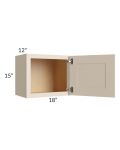 Midtown Cream Shaker 18x15 Wall Cabinet
