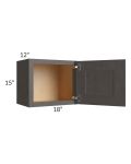 Salem Dark Grey 18x15 Wall Cabinet