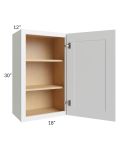 Stratton White Shaker 18x30 Wall Cabinet
