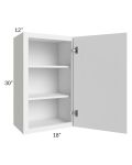 Portland White 18x30 Wall Cabinet