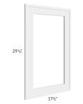 Portland White 18x30 Glass Door Only with Glass Included 