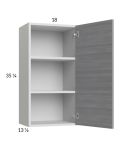Euro Grey 18x35-1/4 Wall Cabinet