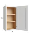 Stratton White Shaker 18x36 Wall Cabinet