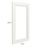 Providence Cream Glaze 18x36 Glass Door Only with Glass Included
