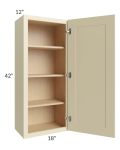 Casselton Ivory 18x42 Wall Cabinet