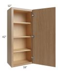 Township Rift Oak 18x42 Wall Cabinet