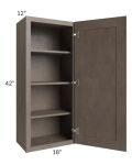 Providence Natural Grey 18x42 Wall Cabinet 