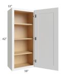 Alpine White Shaker 18x42 Wall Cabinet 