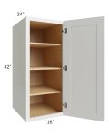 Palisades White 18x42x24 Pantry Wall Cabinet - Out of stock through May