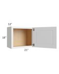 Southport White Shaker 21x18 Wall Cabinet