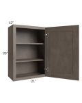 Natural Grey Shaker 21x30 Wall Cabinet