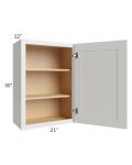 Palisades White 21x30 Wall Cabinet