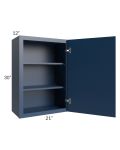 Portland Navy Blue 21x30 Wall Cabinet