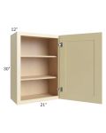 Phoenix Cream Glaze 21x30 Wall Cabinet
